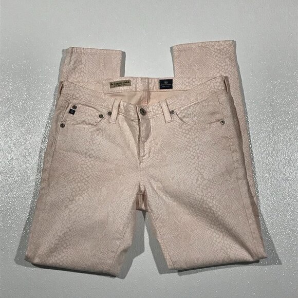 Ag Adriano Goldschmied Denim - AG Adriano Goldschmied Jeans Blush Snakeskin Print